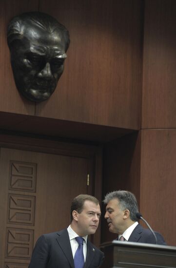 Dmitry Medvedev's official visit to Turkey: Day 2