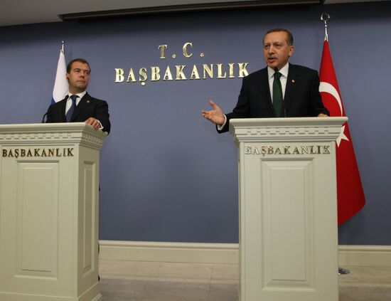 Dmitry Medvedev's official visit to Turkey: Day 2