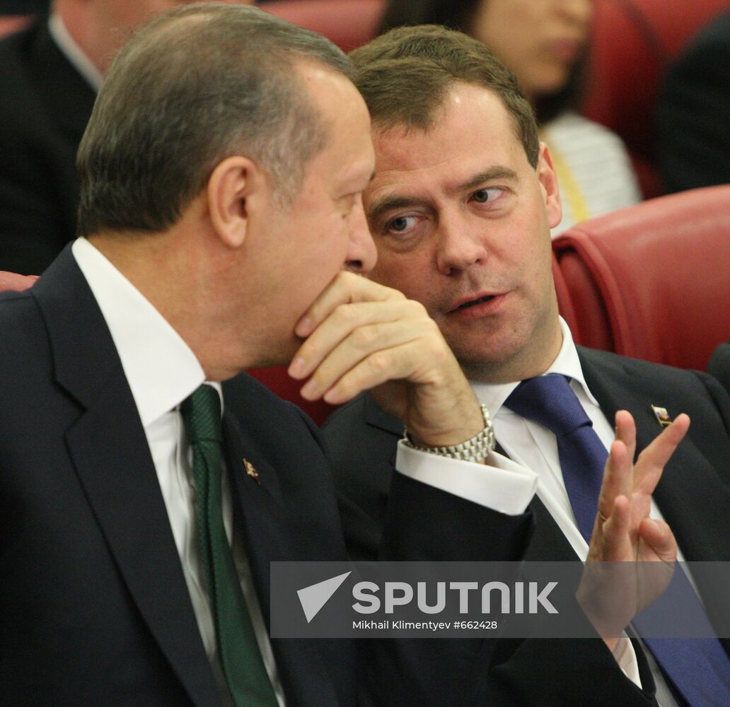 Dmitry Medvedev's official visit to Turkey: Day 2