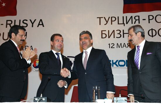 Dmitry Medvedev's official visit to Turkey: Day 2