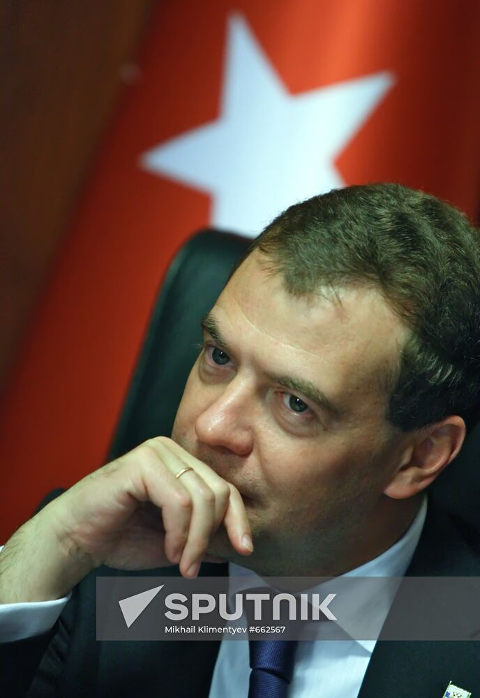 Dmitry Medvedev's official visit to Turkey: Day 2