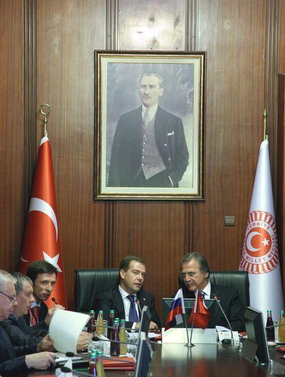 Dmitry Medvedev's official visit to Turkey: Day 2