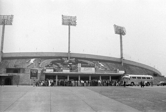 Olympic stadium in Mexico City