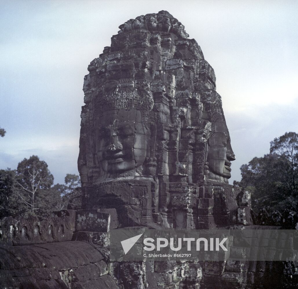 Tower of Bayon temple