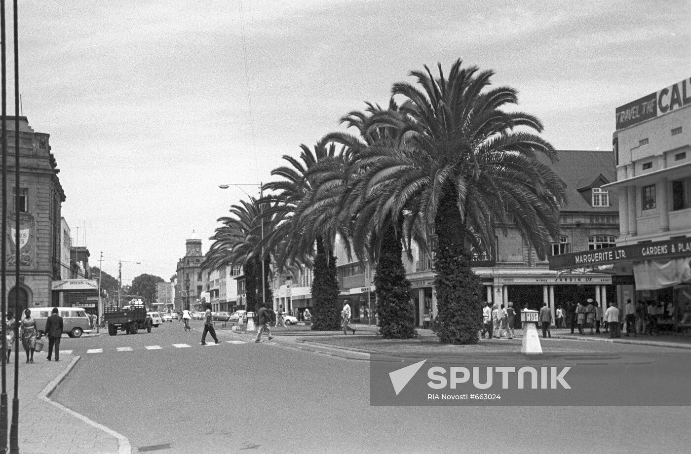 In city street