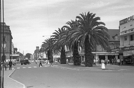 In city street
