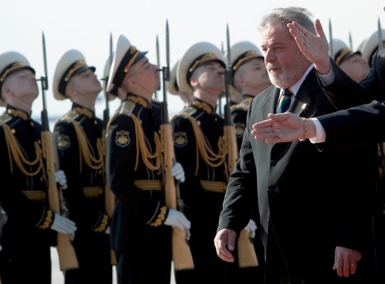 Brazilian President Luiz Inácio Lula da Silva