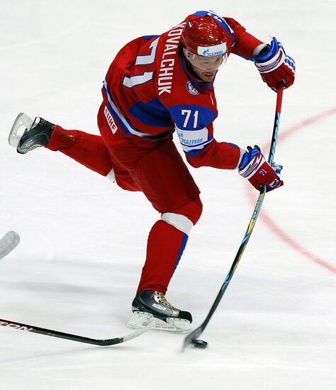 Hockey. 2010 Ice Hockey World Championships. Russia vs. Belarus