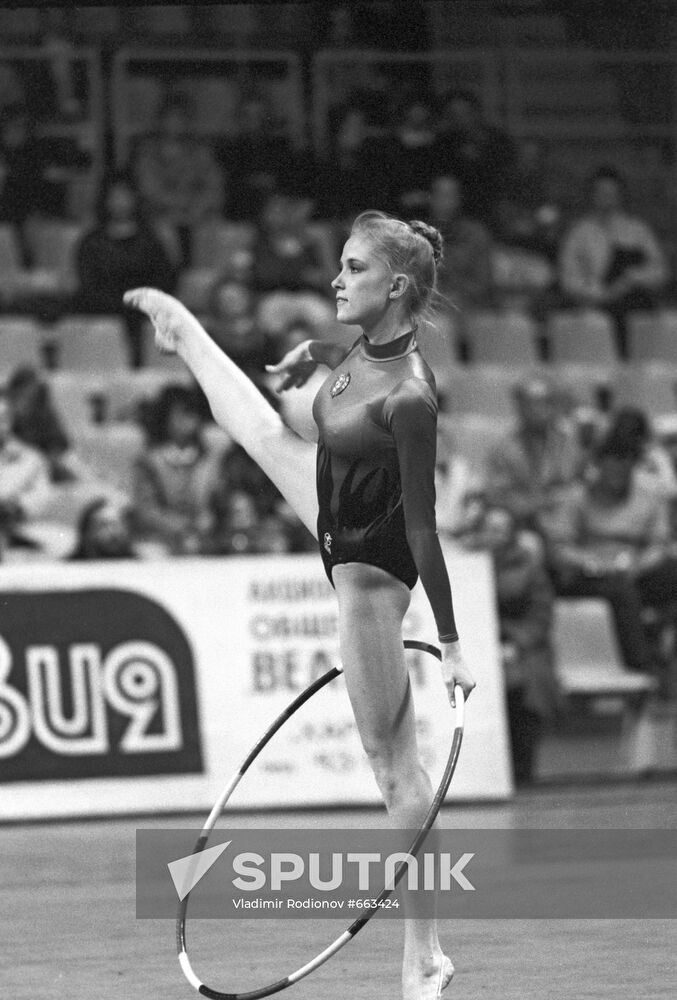 Gymnast Oksana Kostina