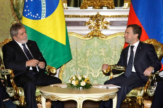 Luiz Inacio Lula da Silva pays official visit to Russia