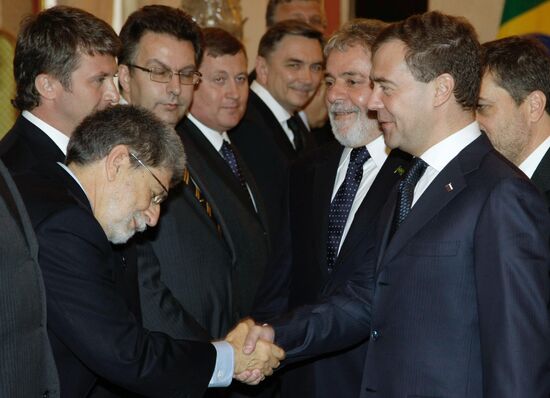 Luiz Inácio Lula da Silva on official visit to Russia
