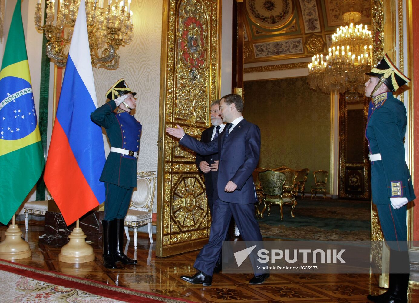Luiz Inácio Lula da Silva on official visit to Russia