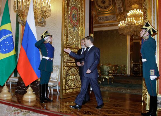 Luiz Inácio Lula da Silva on official visit to Russia