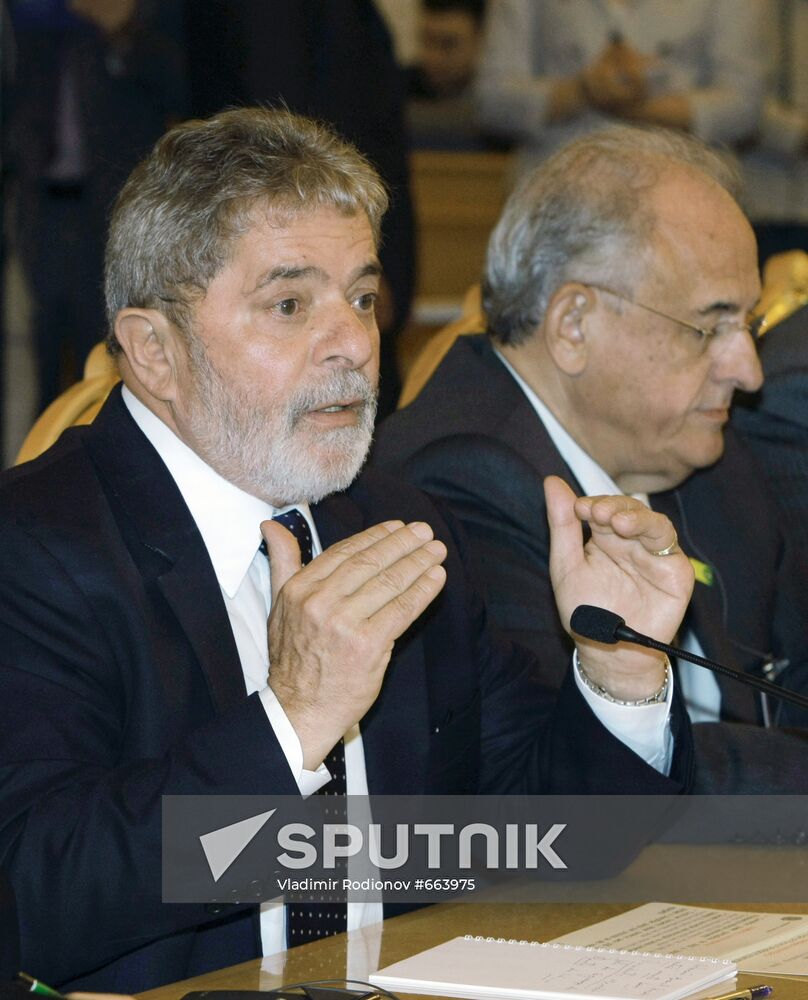 Luiz Inácio Lula da Silva on official visit to Russia