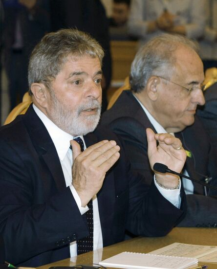Luiz Inácio Lula da Silva on official visit to Russia