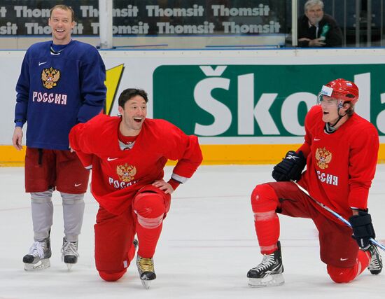 Sergei Mozyakin, Ilya Kovalchuk, Dmitry Kulikov