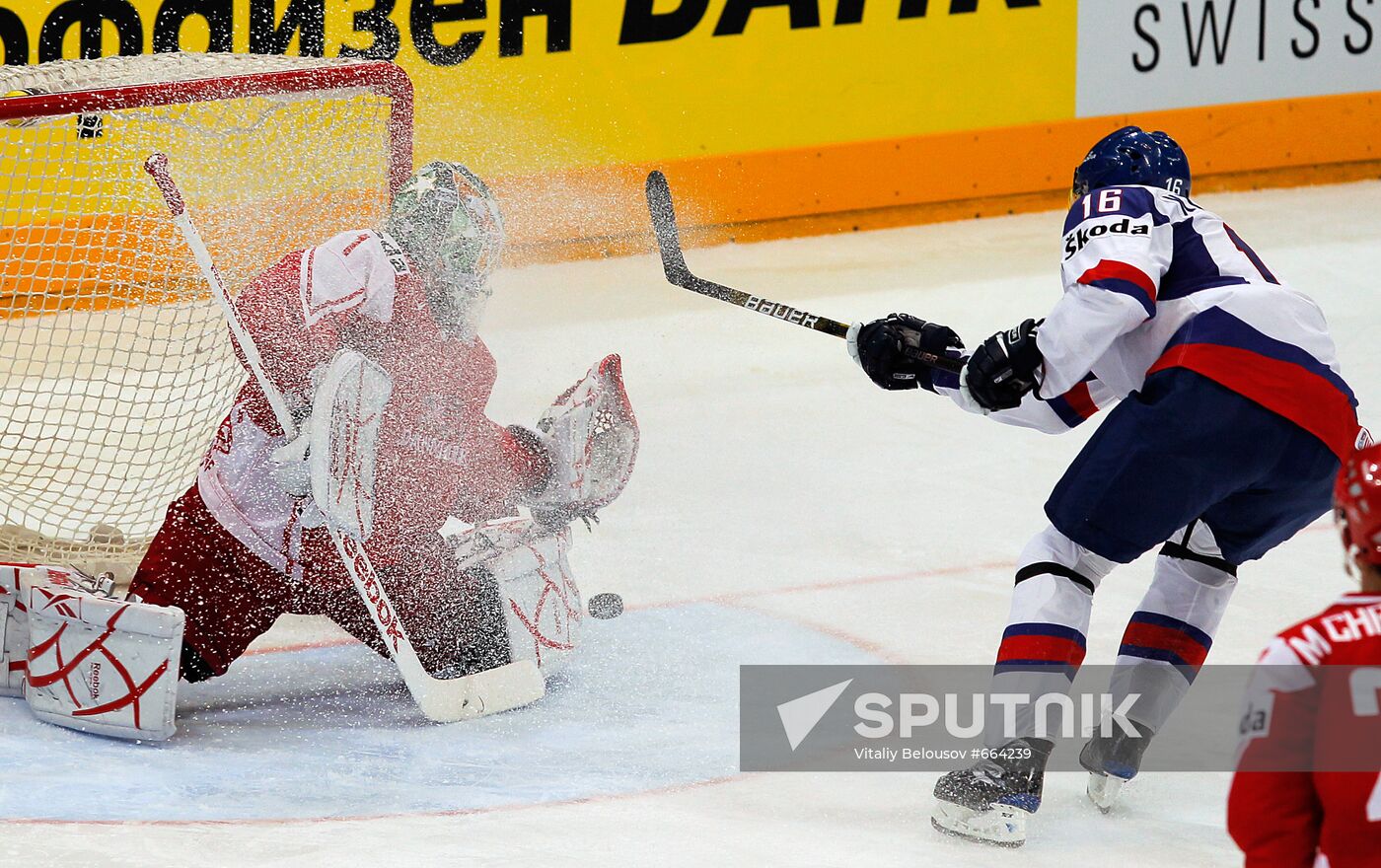 Ice Hockey. 2010 IIHF World Championship. Slovakia - Denmark
