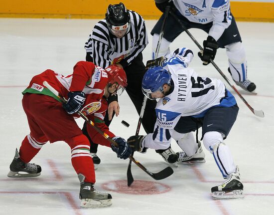 Ice Hockey. 2010 IIHF World Championship. Finland vs. Belarus