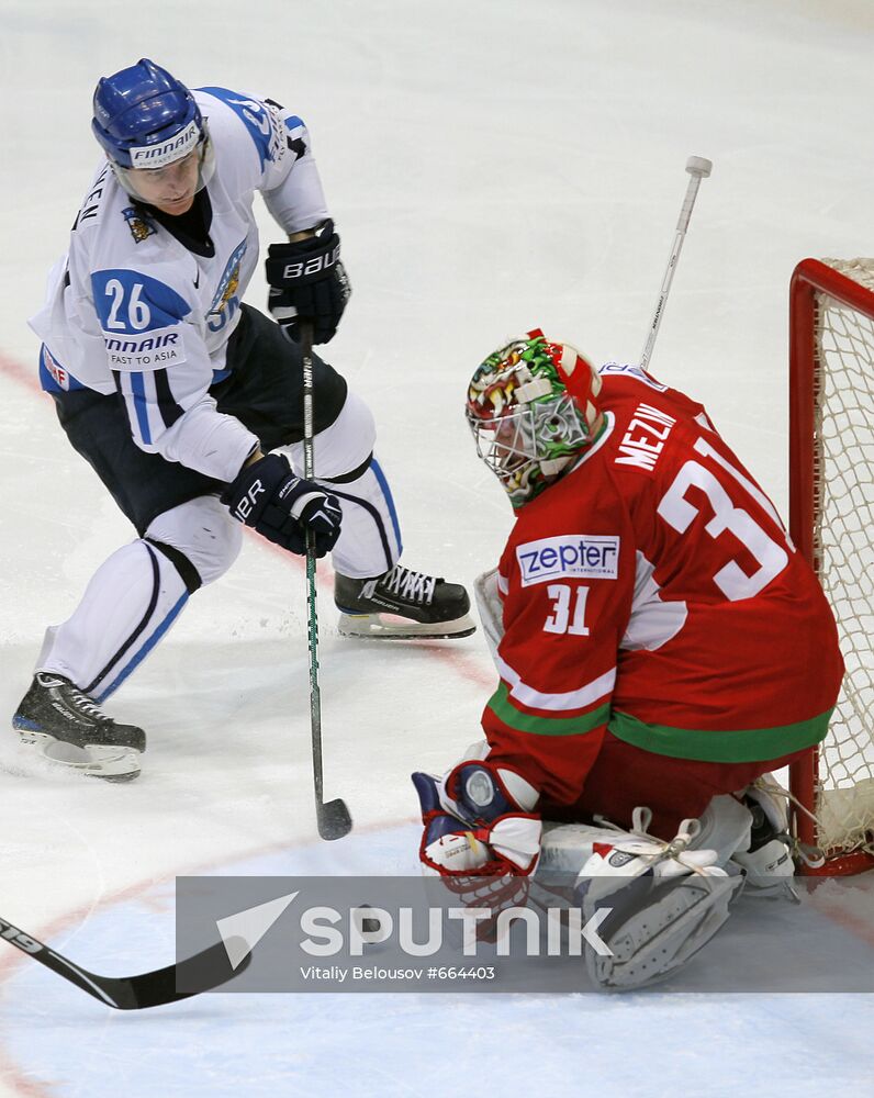 Ice Hockey. 2010 IIHF World Championship. Finland vs. Belarus