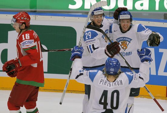 Ice Hockey. 2010 IIHF World Championship. Finland vs. Belarus