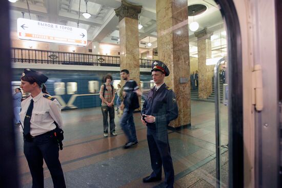 Komsomolskaya metro station