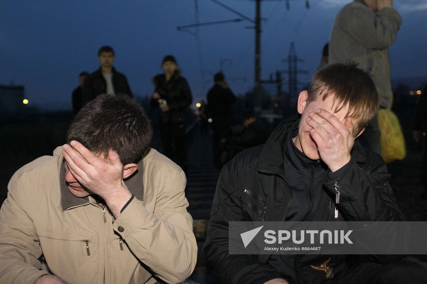 Mezhdurechensk residents block railroad