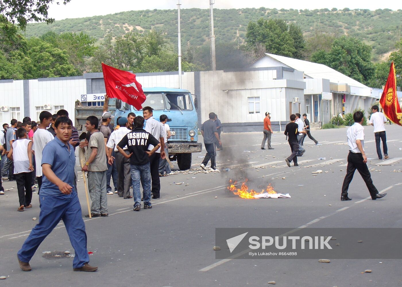 Riots in Jalal-Abad