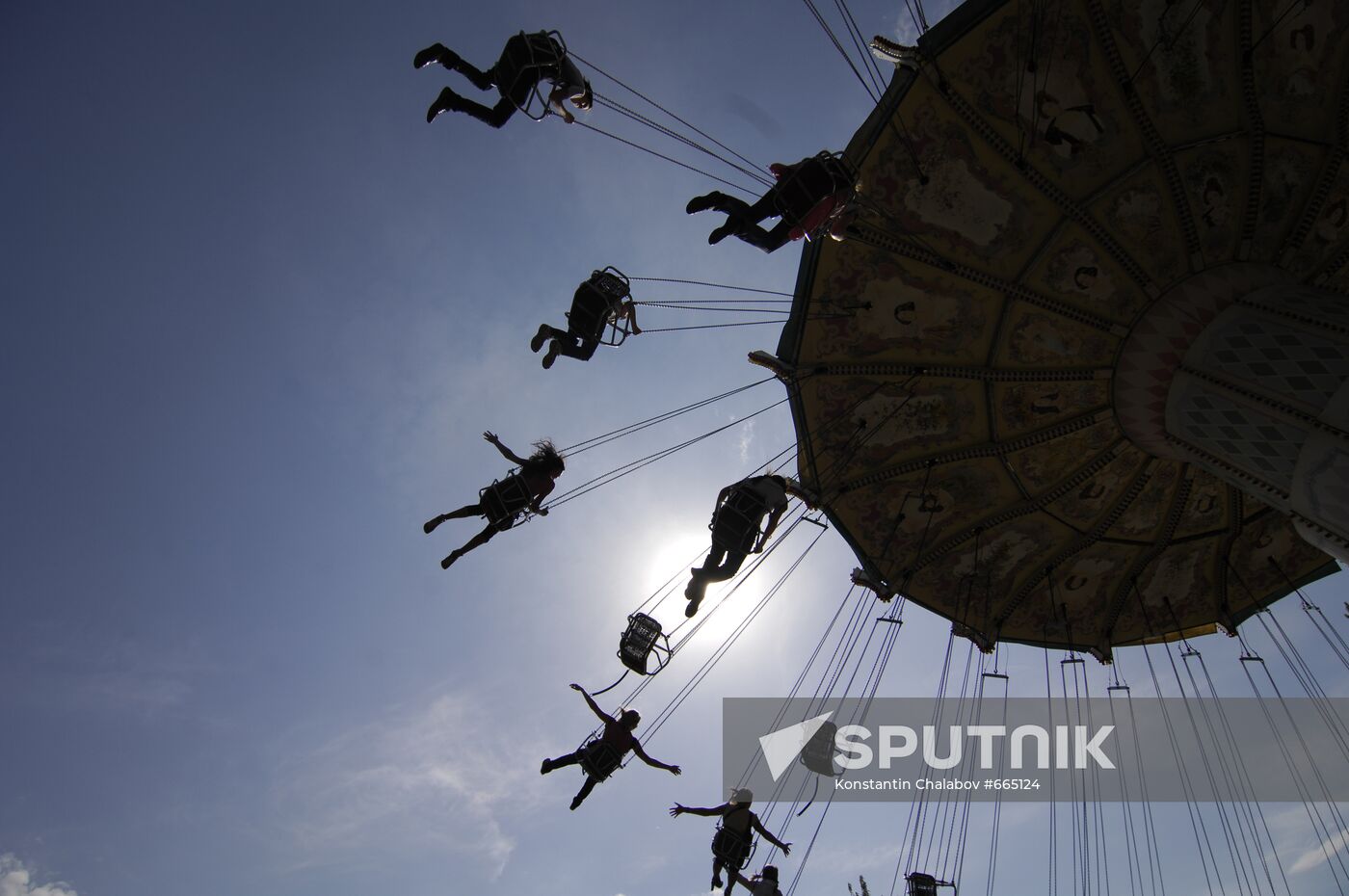 Carousel in Gorky Park