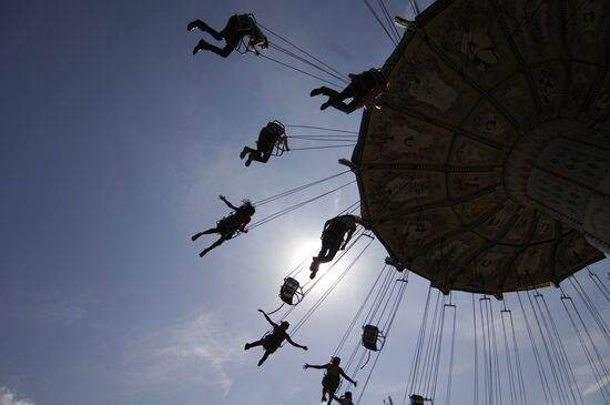 Carousel in Gorky Park