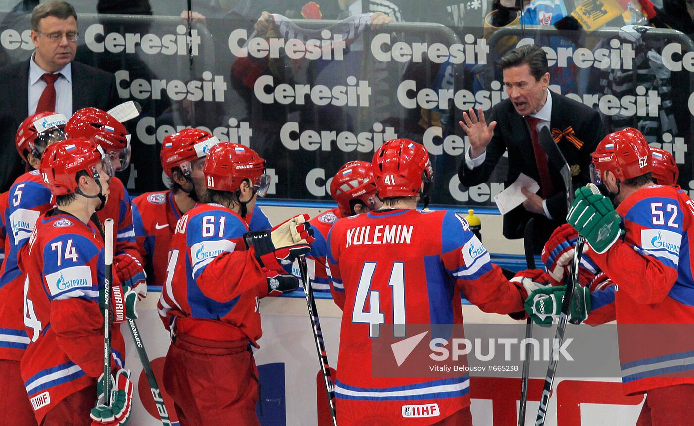 2010 Ice Hockey World Championship: Russia vs. Germany