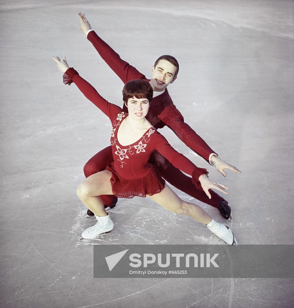 Figure Skaters Lyudmila Pakhomova and Alexander Gorshkov