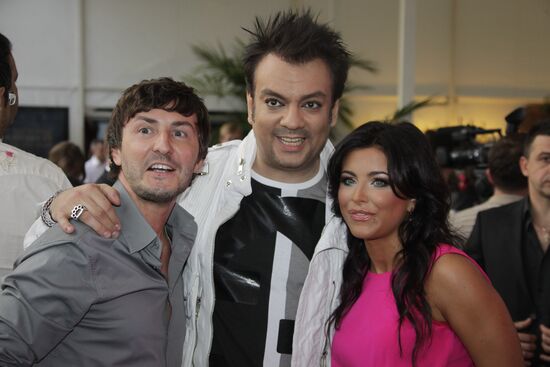 Vladimir Shirokov, Filipp Kirkorov and Ani Lorak