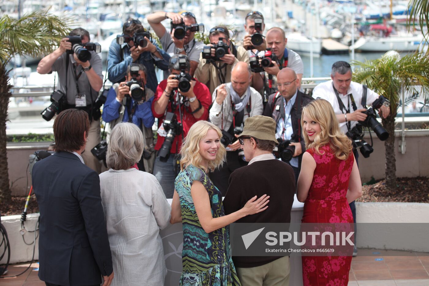 Woody Allen, Naomi Watts and Lucy Punch