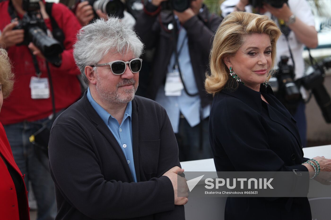 Pedro Almodóvar and Catherine Deneuve