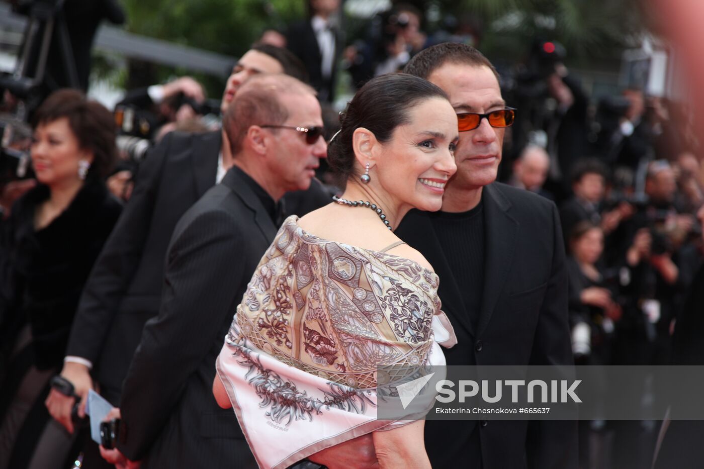 Jean-Claude Van Damme and his wife Gladys Portugues