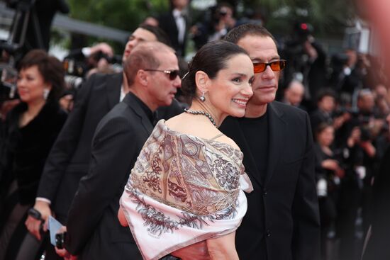 Jean-Claude Van Damme and his wife Gladys Portugues