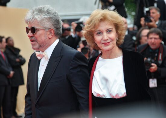 Pedro Almodovar and Maria Luisa Paredes