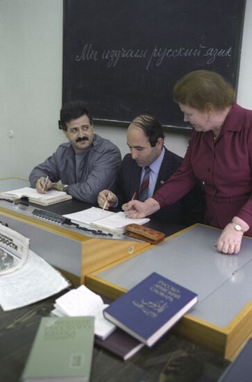 Syrian cosmonauts Muhammed Ahmed Faris and Munir Habib
