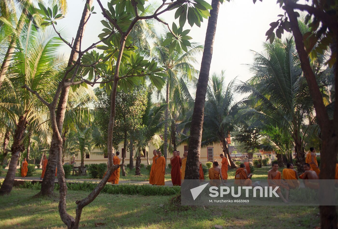 School in Buddhist monastery