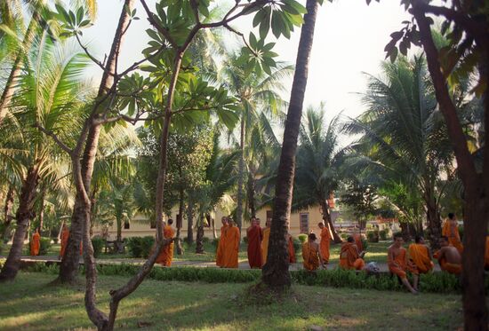School in Buddhist monastery