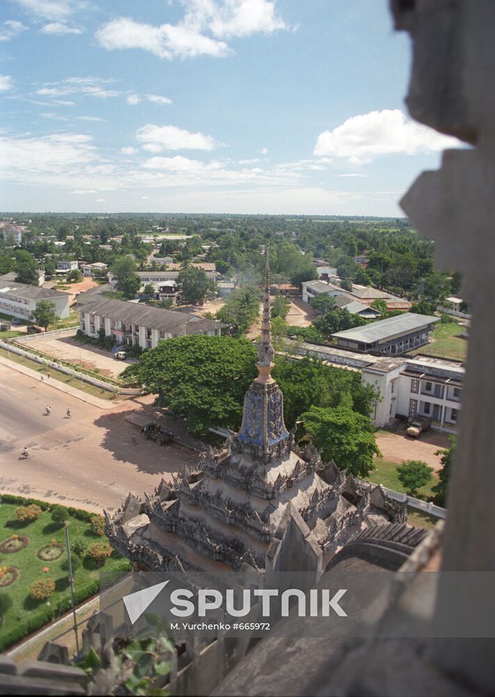 View of Vientiane
