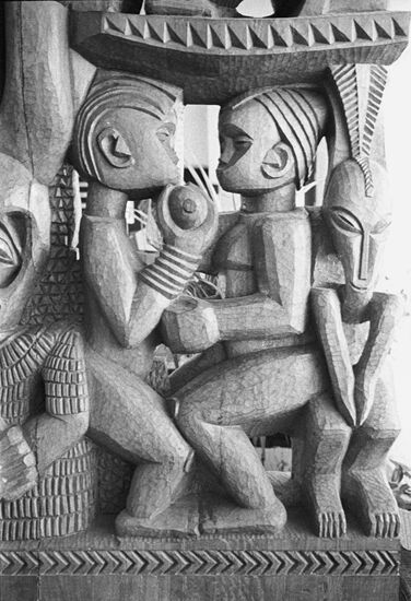 "Creation of the World" sculpture