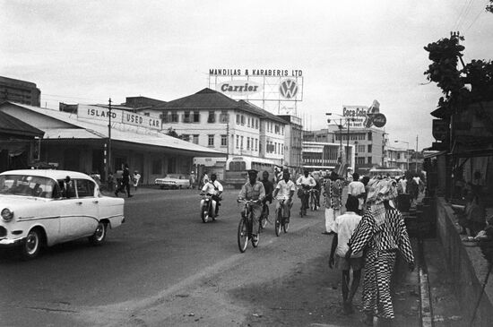 In a street of Lagos