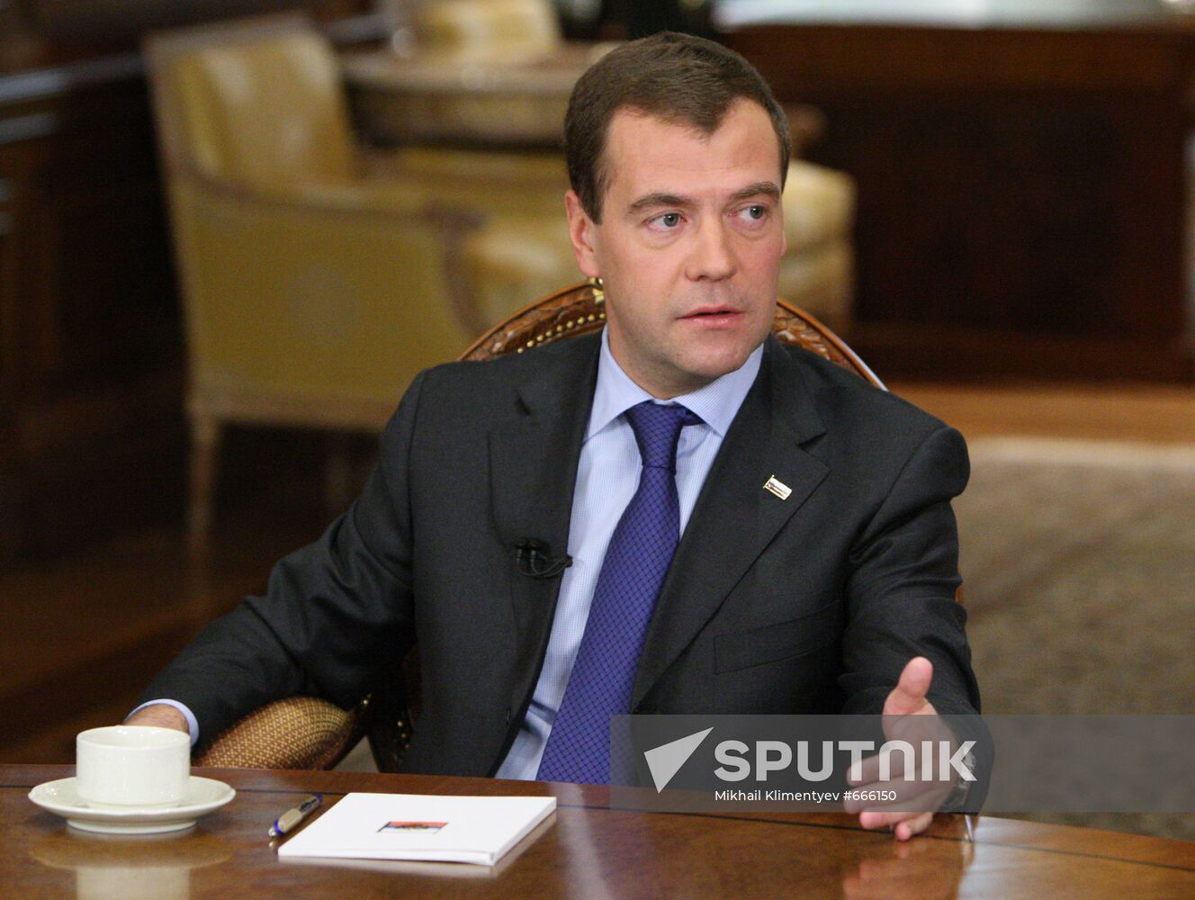 Dmitry Medvedev gives interview to Ukrainian journalists