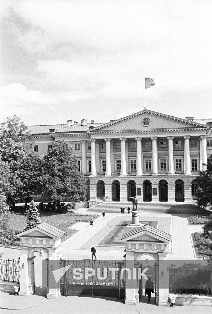 View of Smolny University building