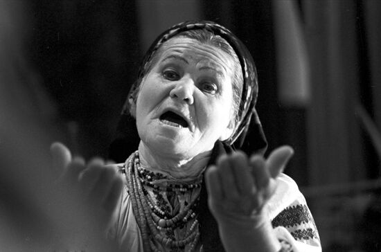 Scene from "Natalka-Poltavka" performance