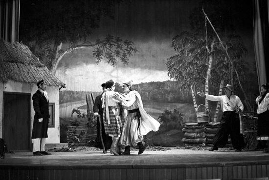 Scene from play Natalka-Poltavka