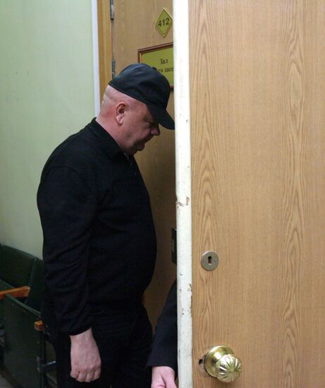 Leonid Baklitsky's case tried in court