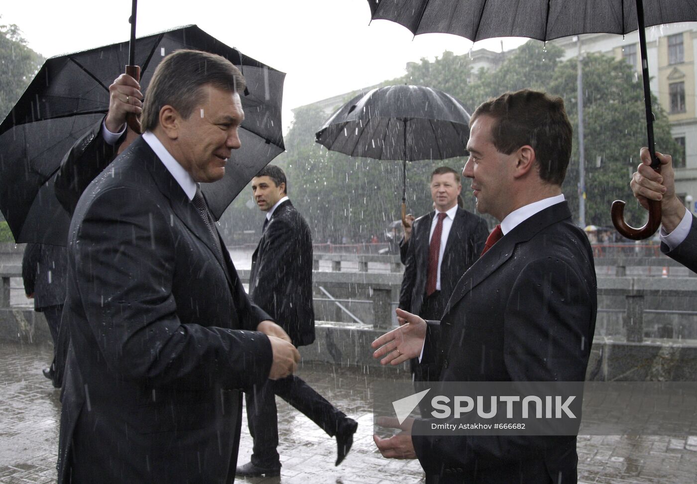 Dmitry Medvedev's visit to Ukraine