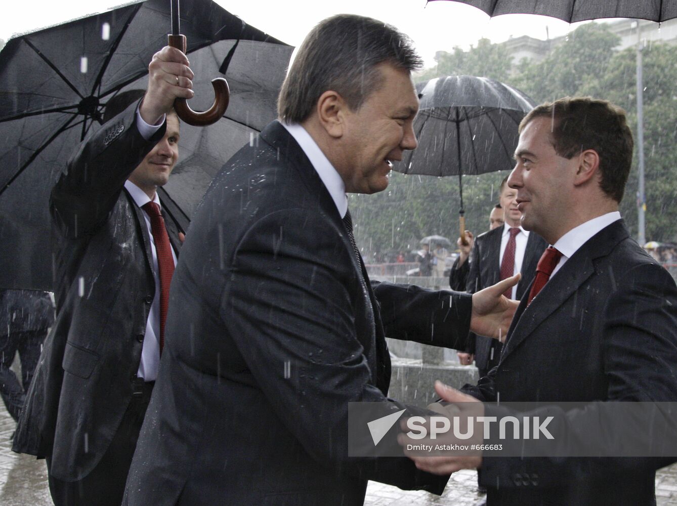 Dmitry Medvedev's visit to Ukraine